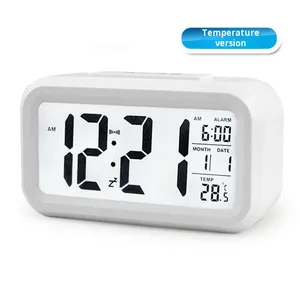 Wholesale LED Digital Desktop Alarm Clock Backlight Multifunction Quartz <b>Electronic</b> Table Featuring Modern Design <b>Calendar</b> - Product Image 1