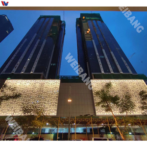 Tùy Chỉnh Khắc Nhôm Bảng Điều Chỉnh Kim Loại Tấm Ốp Tấm Rèm Giọt Tường Trang Trí Architectal Mặt Tiền Tường Ốp Hệ Thống - Product Image 5