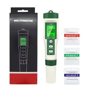 Penguji kualitas air/TDS Digital, 10 in 1 nyaman, penguji kualitas air, pena PH Meter industri rumah tangga