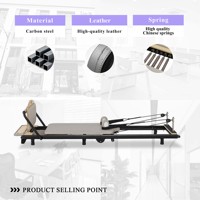 Machine de Pilates pliable pour gain de place, idéale pour la maison, entraînement complet du corps, renforcement musculaire et exercices de gainage