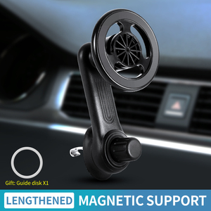 Staffa di navigazione per auto magnetica portatile compatibile con iPhone presa d'aria a gancio invertito con Design a Clip fissa supporto per telefono - Product Image 3