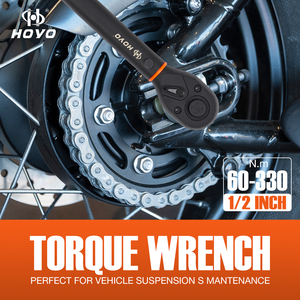 Chiave Dinamometrica a Cricchetto <span class=keywords><strong>HOYO</strong></span> 1/2" Metrica, Industriale OEM 60-330 Nm, 72 Denti, Trattamento Nero, Acciaio Legato Professionale - Product Image 4