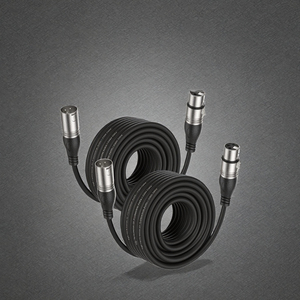 מחבר אודיו 3P נחושת איכותי, כבל מיקרופון XLR זכר לנקבה 3 פינים, 5 מטר 4 מטר 3 מטר - Product Image 3