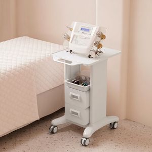 ABS Instrument <b>Cart</b> 3-Tier 4-Wheel Easy Moving Salon Beauty Equipment Storage Mobile Trolley - Product Image 1