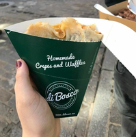 Boîte d'emballage personnalisée pour crêpes, boîte à emporter pour aliments, emballage pour crêpes, tranches de pizza, croissants, gaufres, cornets