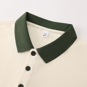 Người Đàn Ông Của Tùy Chỉnh Thêu Golf Cho Polo Áo Sơ Mi Bán Buôn Ngắn T-Shirt Mô Hình Rắn Trong Polyester Vải Dệt Kim Đồng Bằng Nhuộm - Product Image 2