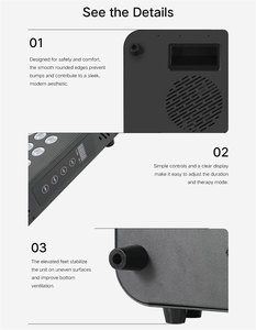 جهاز ساونا بإضاءة ليد كامل الجسم بضوء أحمر في المنزل لوحة علاج بضوء أحمر مدمج بالأشعة تحت الحمراء ضوء LED للاسترخاء - Product Image 6