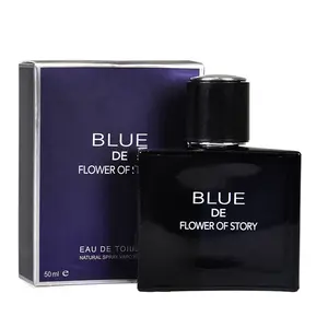 Atacado Colônia Fragrância Fresca E Longa Duração Eau De Toilette Azure Perfume Para Homens