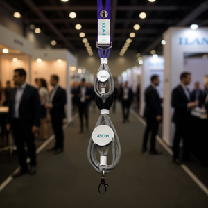 Laccetto da collo Ilan Mario 45 cm, 8 pezzi, accessorio per badge - Product Image 2