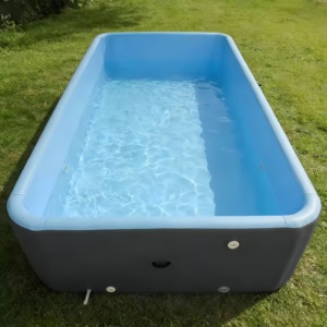 Piscina Inflable Familiar de PVC de Alta Rigidez para Uso en Exteriores con Bomba, Ideal para Fiestas en el Jardín - Product Image 2