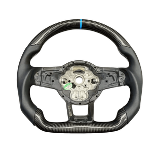 Volant en fibre de carbone à haute réactivité adapté à la Volkswagen <span class=keywords><strong>Golf</strong></span> MK7 avec réponse instantanée GTI <span class=keywords><strong>GTD</strong></span> R Gts Variant - Product Image 2