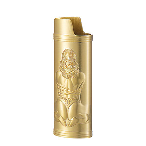 J6 Classic Sexy Goddess Three-Dimensional Relief Lighter Shell Metal a prueba de explosiones para Case Oval para <span class=keywords><strong>Bic</strong></span> J6 - Product Image 6