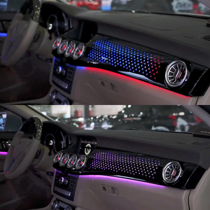 Kit d'éclairage d'ambiance LED intérieur 64 couleurs pour Mercedes-Benz CLS W218 2012-2018, éclairage dynamique des aérateurs, lumière d'ambiance symphonique - Product Image 2