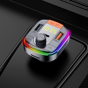 Pd20w + QC3.0 Thuốc lá nhẹ hơn <span class=keywords><strong>bluetooth</strong></span> 5.0 đài phát thanh <span class=keywords><strong>Receiver</strong></span> âm nhạc máy nghe nhạc xe sạc hỗ trợ tay-miễn phí cuộc gọi - Product Image 4