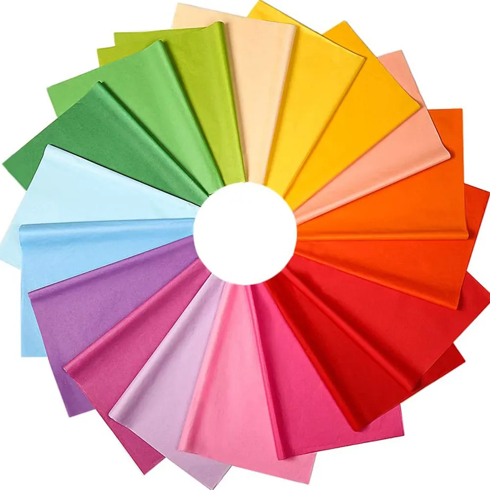 Модная индивидуальная печатная бумага для упаковки продуктов, цветная копировальная бумага