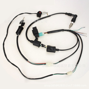 Zhen Nirui Off-road Motorcycle Kick Start <b>Wiring</b> Harness <b>Assembly</b> With Cap Universal 50-125cc Plastic Black - Product Image 3