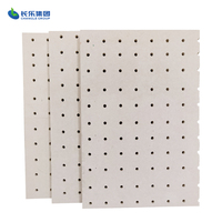 Fabricant chinois de panneaux en fibro-ciment de couleur naturelle pour plafond et mur avec absorption acoustique