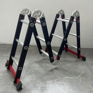 <span class=keywords><strong>Escalera</strong></span> Multiusos Simple de Aluminio y Acero, <span class=keywords><strong>12</strong></span> <span class=keywords><strong>Peldaños</strong></span>, Plegable, <span class=keywords><strong>Precio</strong></span> Directo de Fábrica en China - Product Image 2