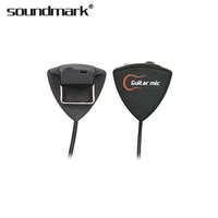 Microphone sans fil à condensateur pour guitare classique acoustique professionnelle Soundmark CX-508, capteur infrarouge, pile AA, connecteur XLR