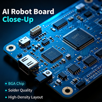 Placa de Circuito Impreso para Robot IA, Ensamblaje de PCB Personalizado, Placa PCBA SMT, Placa de Circuito de Control Inteligente para Robot de Servicio AGV Industrial
