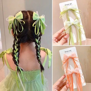 Pinza <span class=keywords><strong>de</strong></span> pelo Hanfu antigua para niños, accesorio <span class=keywords><strong>de</strong></span> Super Fairy Bow Ribbon, tocado para el cabello para fiestas, pinza <span class=keywords><strong>de</strong></span> pelo <span class=keywords><strong>de</strong></span> aleación <span class=keywords><strong>de</strong></span> Metal para niñas - Product Image 5