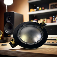 Gertsound Bobine vocale 72 mm, dôme en titane, tweeter argenté, accessoires de haut-parleur de Chine 2025