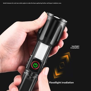 Có Thể Sạc Lại USB Lumens Cao Đèn Lồng Ánh Sáng Mạnh Mẽ Dài Phạm Vi LED Torch Ánh Sáng Đèn Pin Chiến Thuật - Product Image 4