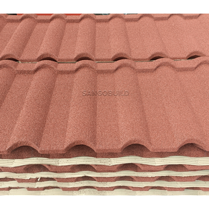Matériaux de toiture résistants au vent, bardeaux métalliques imperméables, flashing de toiture, tuiles de toiture revêtues de pierre pour maison <span class=keywords><strong>américaine</strong></span> - Product Image 6