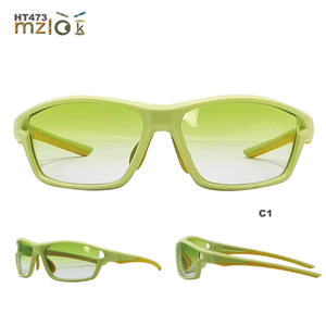 2025 Mizilook 473 TR90 Ultra Light Eyewera TAC Gafas deportivas Lentes polarizadas Gradasi Green Polarized Blue Gafas de sol - Product Image 5