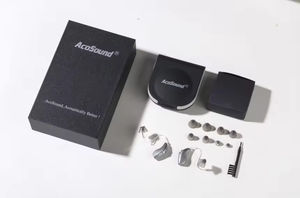 Nouveau 2025 TW3-RIC-C Prix promotionnel AcoSound pour aides auditives sans fil rechargeables 16 canaux 105dB Gamme d'ajustement du bruit - Product Image 3