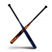 Nouvelle Conception 2026 – Batte de Softball à Lancer Lent Imprimée Dragon de Feu, en Résine, Monobloc ou Deux Pièces, Certifiée USSSA pour le Jeu