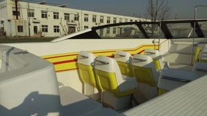 Grandsea 7.6m chất lượng cao tốc độ một nửa cabin thuyền đánh cá để bán - Product Image 4