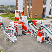 Séparateur de câbles industriels automatique à grande section Genrytech GR800, moteur 63kW, 400-800kg/H, séparation cuivre-plastique