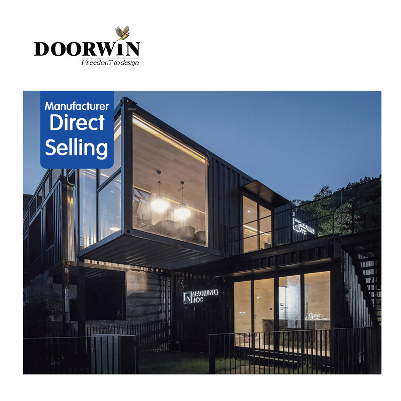 Luxury Hotel Prefabricated Villa Prefab Hous Mobile Customize Wall Window Training Glass Style Living