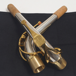 <span class=keywords><strong>SAHRE</strong></span> RAIN Eb-Altsaxophon Handgefertigt Gebogener Hals Silber Hochwertig Anpassbares Logo mit Saxophon-Eigenschaften - Product Image 3