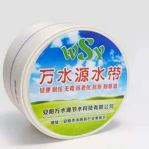 2 inch Trung Quốc nổi tiếng thương hiệu chuyên nghiệp wsy PE thủy lợi Hose cho nông nghiệp/làm vườn/phun nằm phẳng Hose bện Hose
