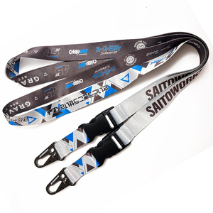 Lanyard Personalizado con Logotipo, Estilo Japonés, <span class=keywords><strong>de</strong></span> Lujo, Sublimado, con Gancho Blanco Resistente, Mosquetón Táctico, Llavero - Product Image 2
