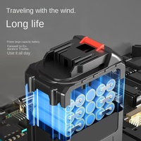 Sèche-cheveux portable au lithium-ion avec ventilateur électrique transfrontalier de qualité industrielle à grand vent pour une utilisation intérieure et extérieure