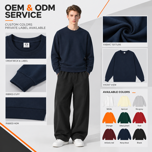 Felpe da Uomo Personalizzate in Cotone Pesante 300gsm, Traspiranti, Taglie Grandi, OEM ODM, Alta Qualità - Product Image 3