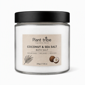 Sal de Baño de Coco y Sal Marina, Exfoliante Natural, Hidratante, Refrescante, con Aroma Tropical, Sal de Baño SPA - Product Image 5