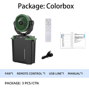 Personal Humidifier Air Conditioner <b>Fan</b> Air Cooler Outdoor Portable Rechargeable Mist <b>Fan</b> <b>with</b> <b>Remote</b> <b>with</b> 8L Water - Product Image 6