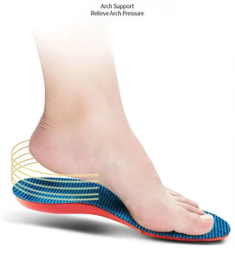 Wholesale 4D Sports Insoles Soft Men's <b>Deodorant</b> Insole Flat Arch Support Full Pad Elastic for Running Soles Hightechnology - Product Image 6