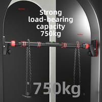 Barre de traction réglable en acier pour porte, multifonctionnelle, pour la musculation à domicile, avec une portée de hauteur de 73 à 100 cm, pour l'entraînement de la partie supérieure du corps