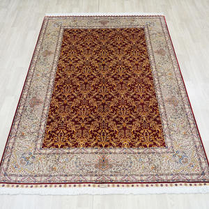 Karpet sutra murni buatan tangan warna India alami karpet Afghan Harga 183x274cm - Product Image 2