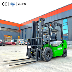 Forklift Diesel Baru Kapasitas 2.5 Ton 3 Ton Forklift Kompak Segala Medan Forklift Tiang 2/3 Tingkat Forklift Teleskopik Diesel 4x4 - Product Image 3