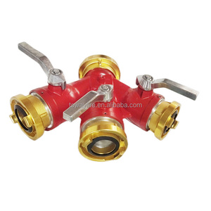 Divisore d'Acqua a 3 Vie con Valvola di Chiusura, Ingresso/Uscita 1.5" 2" 2.5", per Consegna Acqua Antincendio - Product Image 2