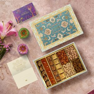 Sang trọng cứng nhắc các loại hộp quà tặng với khay chèn tùy chỉnh nắp và cơ sở bao bì cho trái cây khô Nuts kẹo SÔCÔLA - Product Image 6