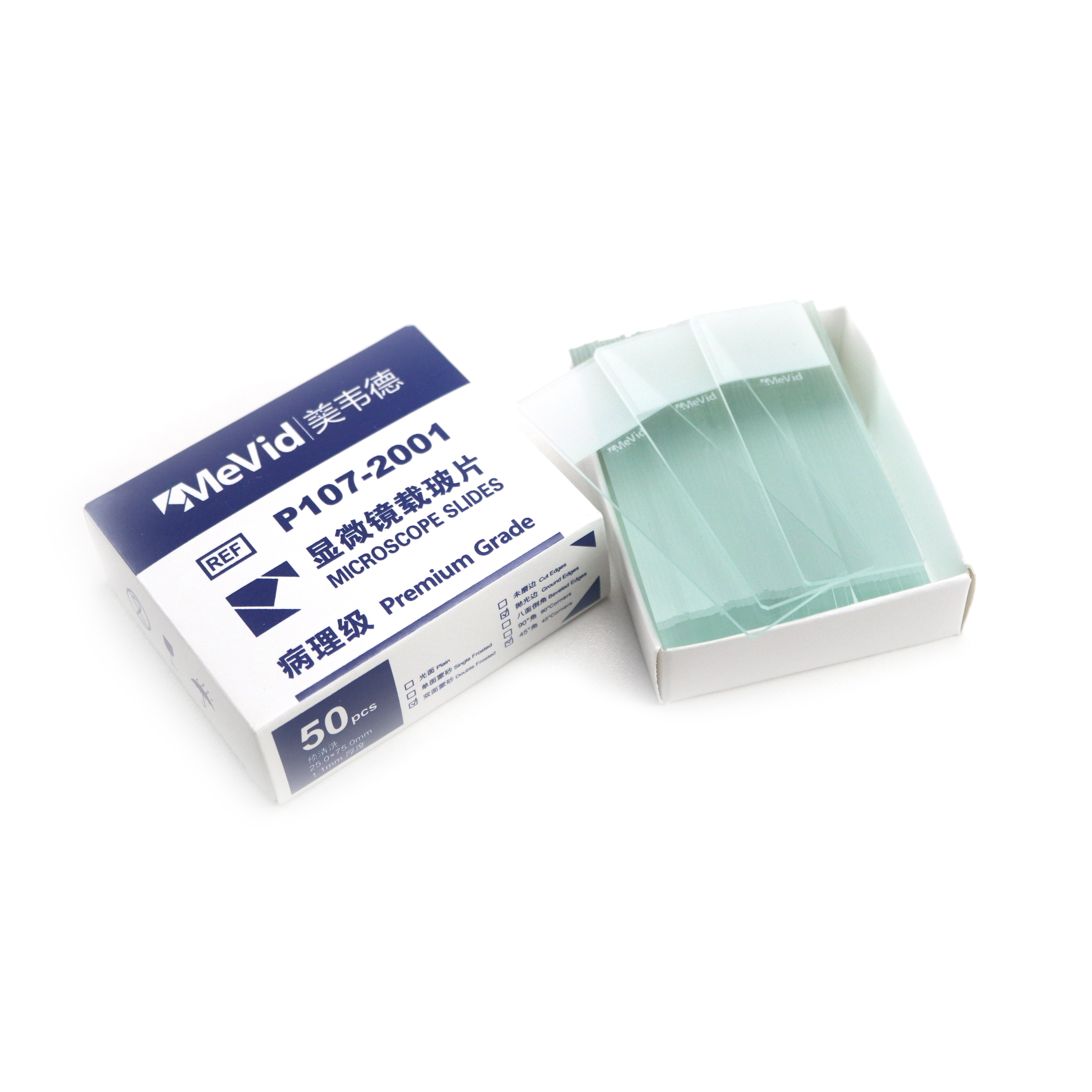 Стеклянный микроскоп шлепанцы без задника с открытыми пальцами лаборатории медицинские Стеклянные Лабораторные Расходные материалы P107-1001 прозрачный диагностический слайд