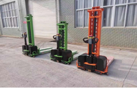 Nouveauté : Chariot élévateur autoportant JX 1500 kg avec pneus pneumatiques et batterie au lithium pour chantier de construction