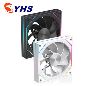 พัดลมแชสซีสำหรับห้องมองเห็นทะเลแบบซิงโครนัสพิมพ์ลาย CD แบบไม่สิ้นสุดซีรีย์ควบคุมอุณหภูมิ PWM - Product Image 3